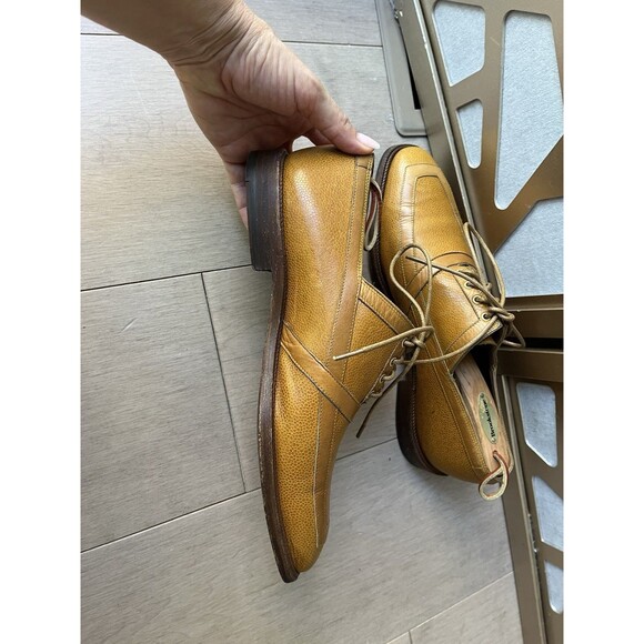 Mauri City Slicker Italy Men Dress Shoes Oxfords Derby Lace Up Cognac Leather 10 main image 11